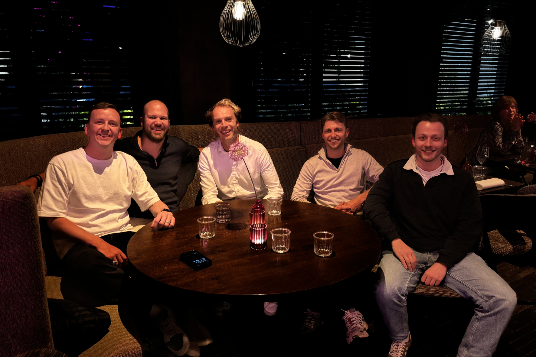 Teamdiner met ENTR collega's