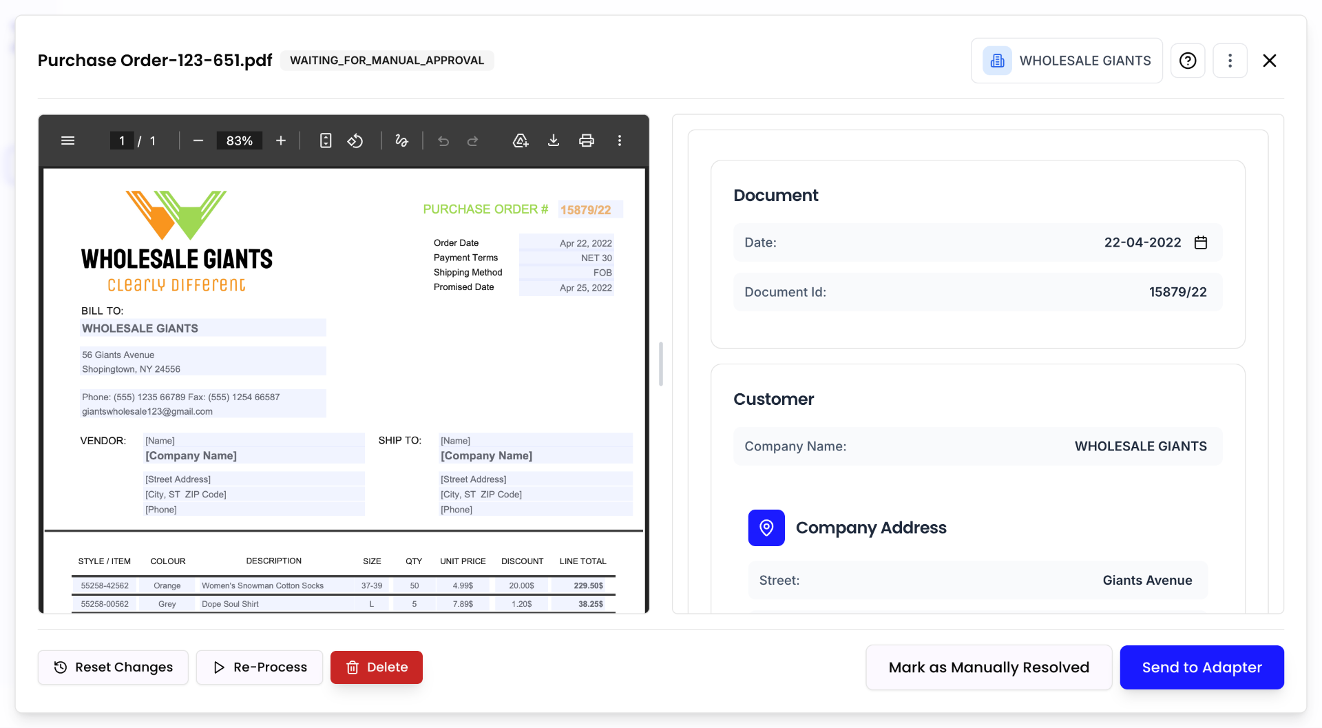 Gernee, ENTR document review